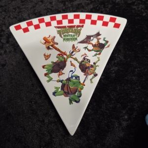 Nickelodeon Teenage Mutant Ninja Turtles Pizza Slice Plate